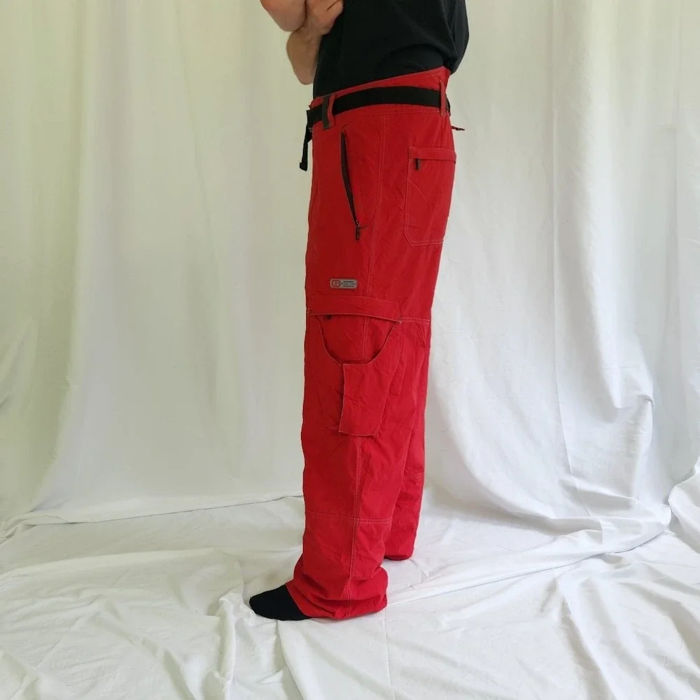 Y2K Deadstock Red Fleece‎ Lined Baggy Pants